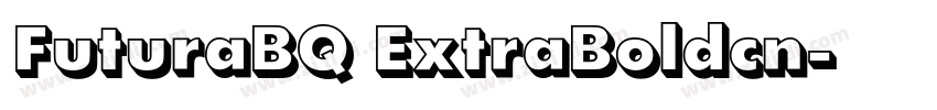 FuturaBQ ExtraBoldcn字体转换